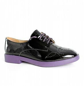 Pantofi NL 9222-721-1 Black-Purple