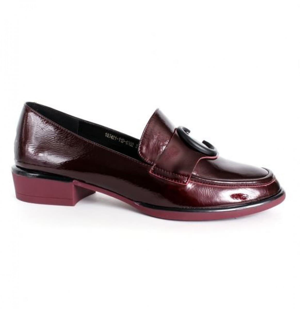 Pantofi NL 18-421-11-6302 Bordo