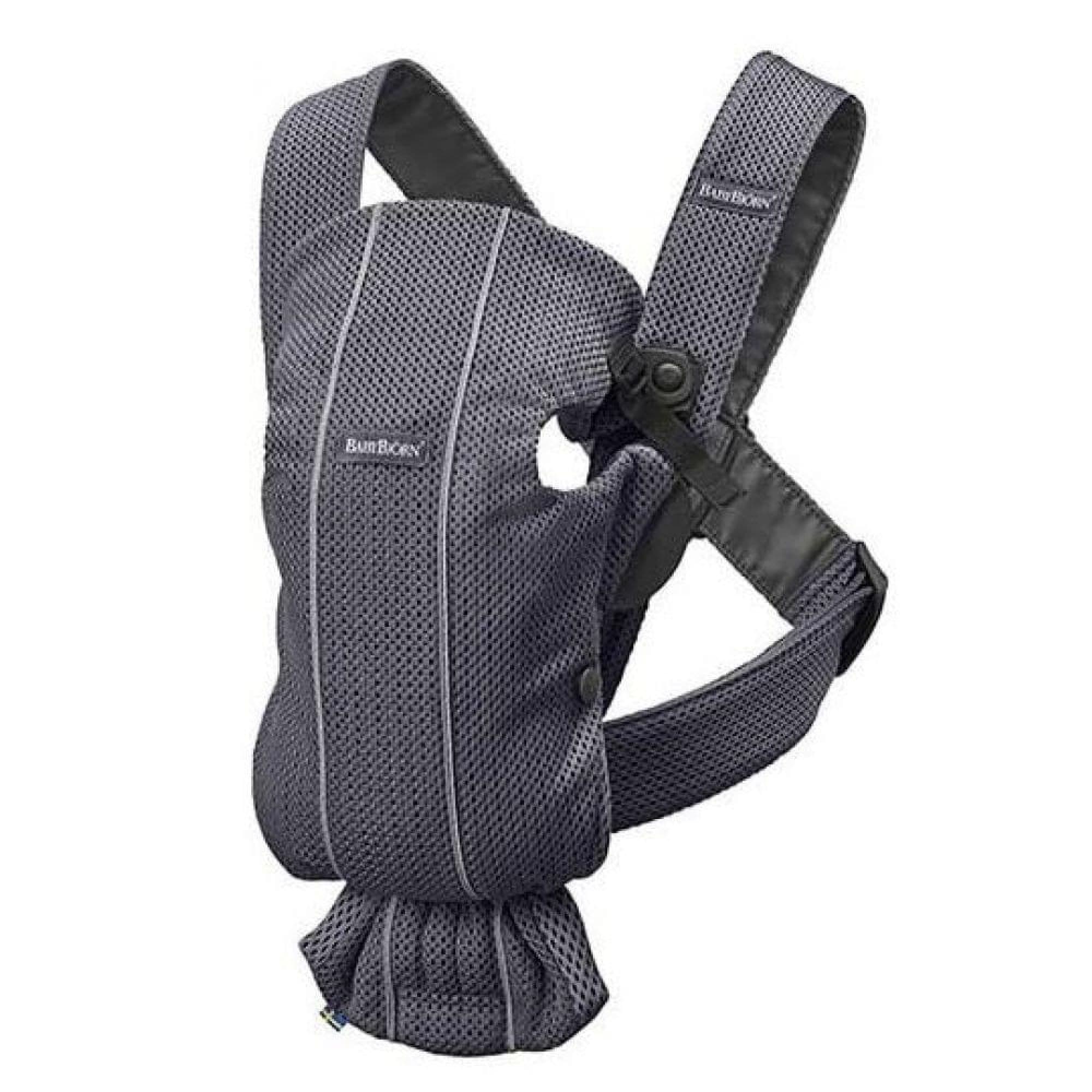 Marsupiu BabyBjorn Mini Anthracite 3D Mesh