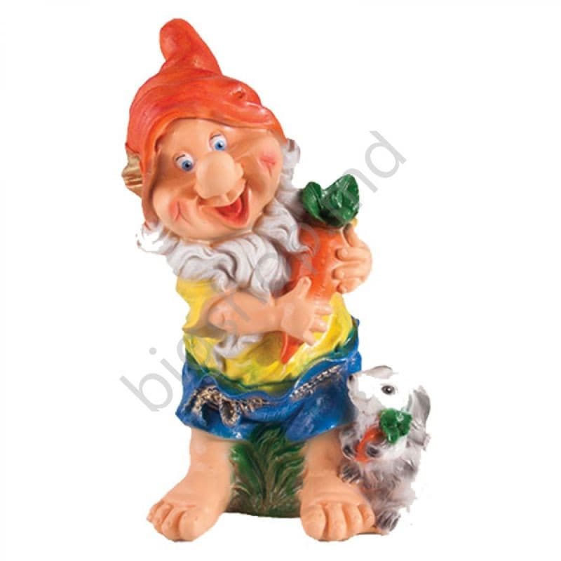 Decor pentru gradina Art Figure Pitic cu iepuras (mediu) (5.442)