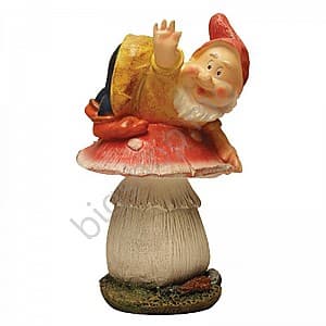 Decor pentru gradina Art Figure Pitic pe ciuperca (5.433)