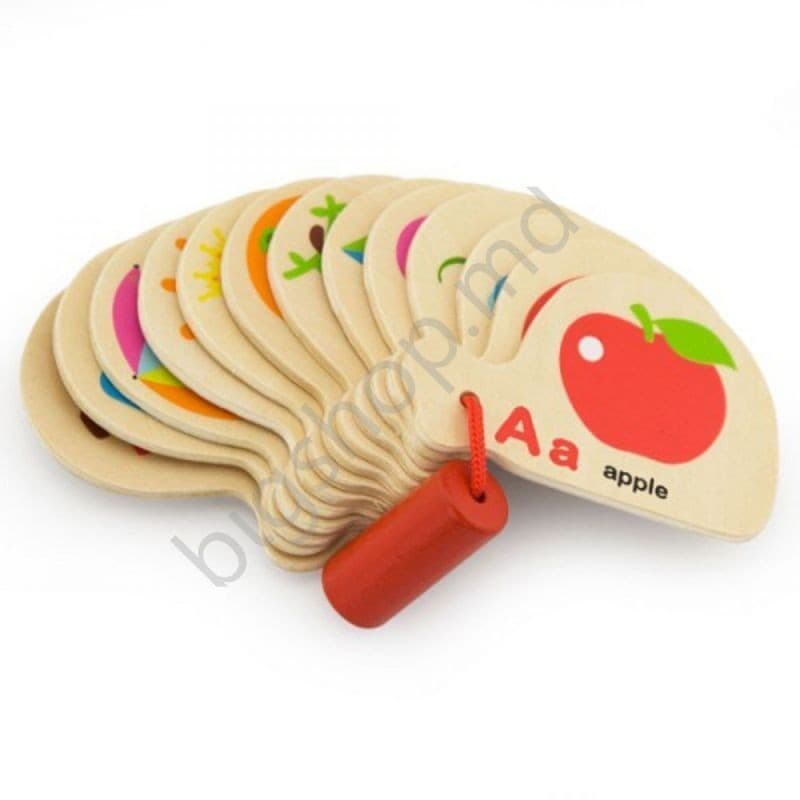 Jucărie interactivă VIGA Mini Book -Learning Alphabet