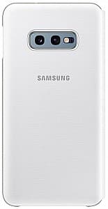 Чехол Samsung Original Galaxy S10E LED Flip Wallet White (127790)