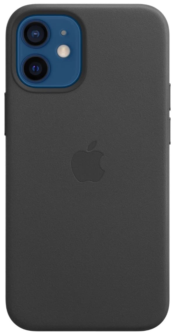 Чехол Apple Original iPhone 12 mini Leather Case with MagSafe Black (127724)