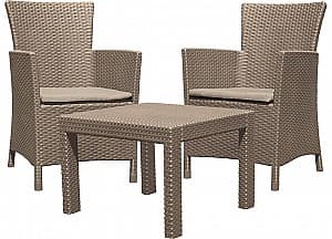 Набор садовой мебели Allibert Rosario Balcony Set Cappuccino