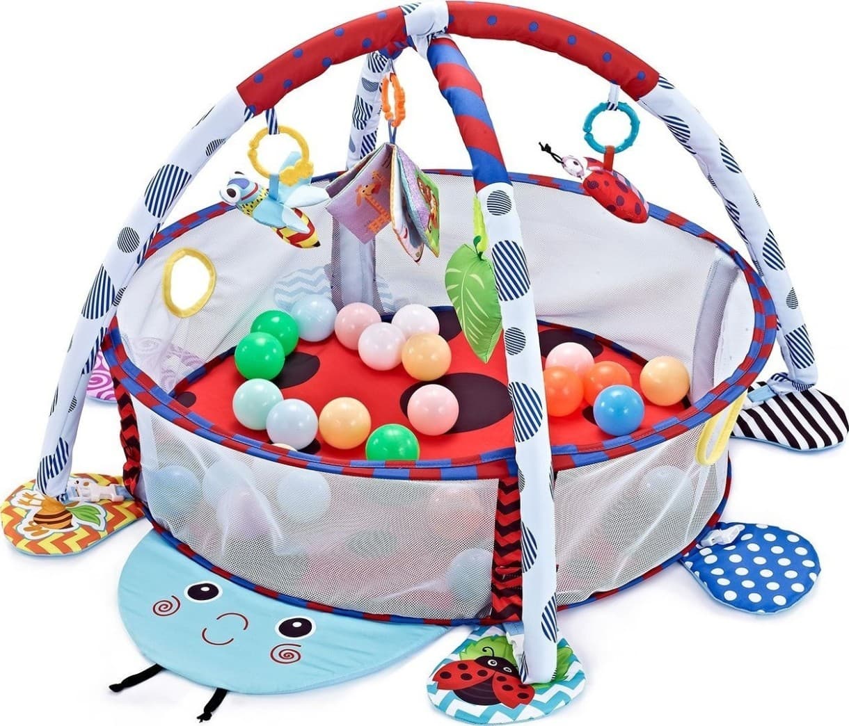 Covoras de joaca Kikka Boo 30 Balls Ladybug