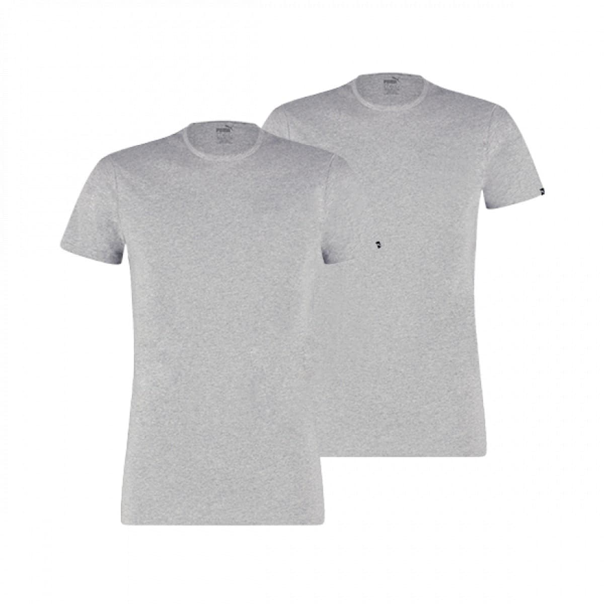 Нижнее бельё Puma BASIC 2P CREW TEE Grey